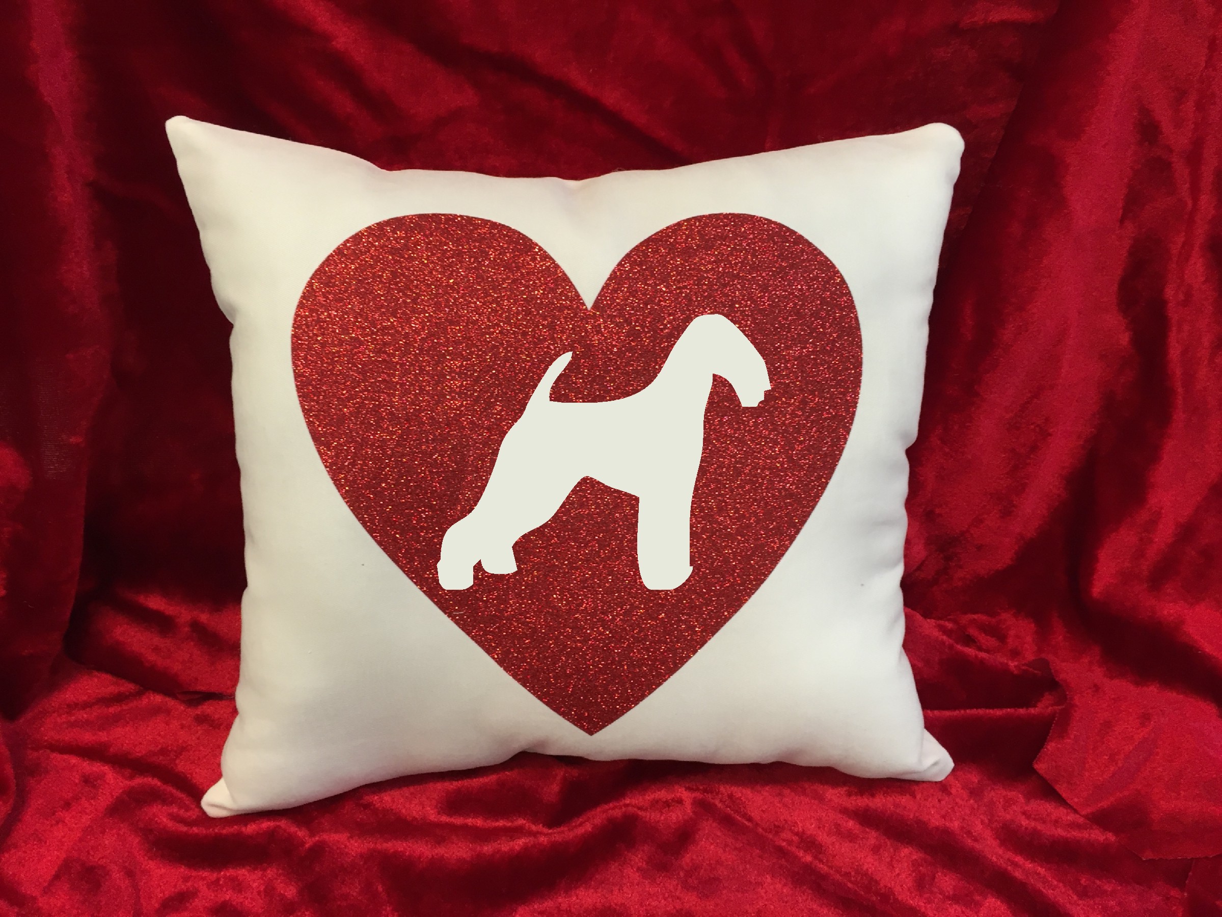 Dogs - Throw Pillow - Airedale Terrier